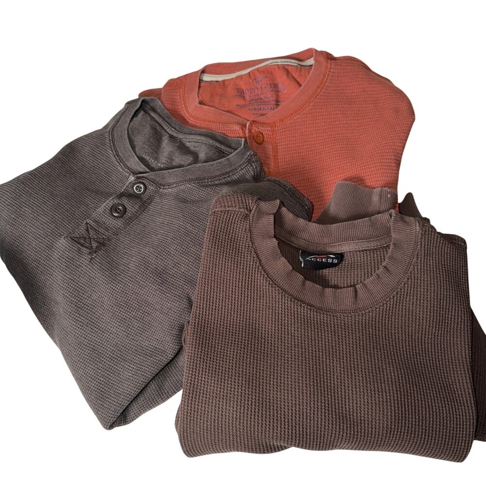 3 Large 42-44 Under Garments In Browns & Orange